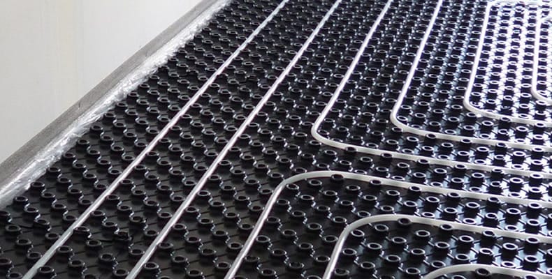Underfloor Heating Insulation Plates Castellated Floor Panels