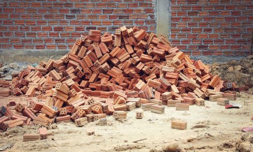 pile-of-bricks pile of bricks