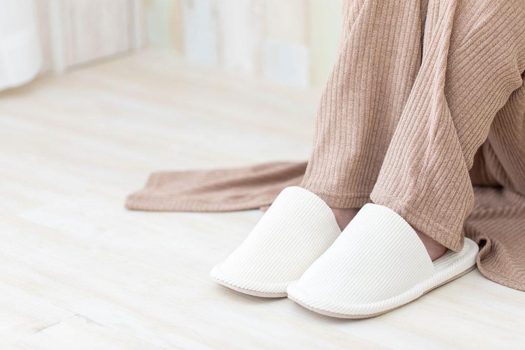 slippers-on-floor slippers on floor
