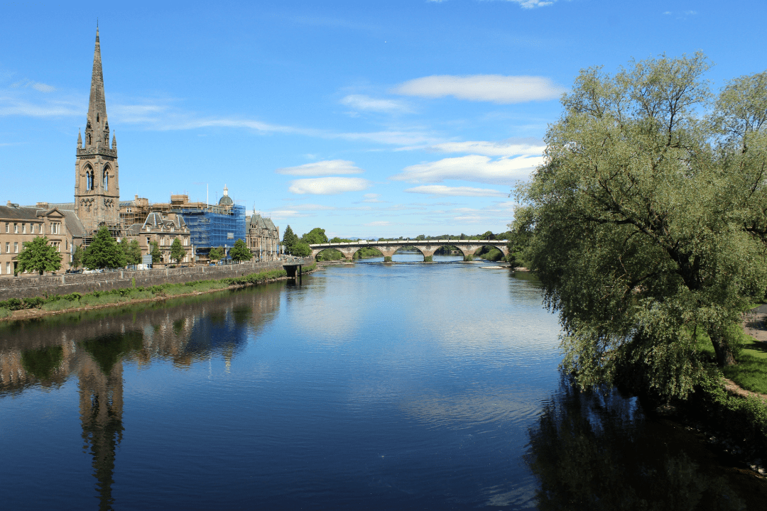 Perth city in scotland